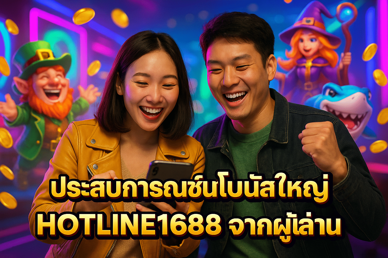 ประสบการณ์ชนะโบนัสใหญ่ HOTLINE1688 จากผู้เล่น