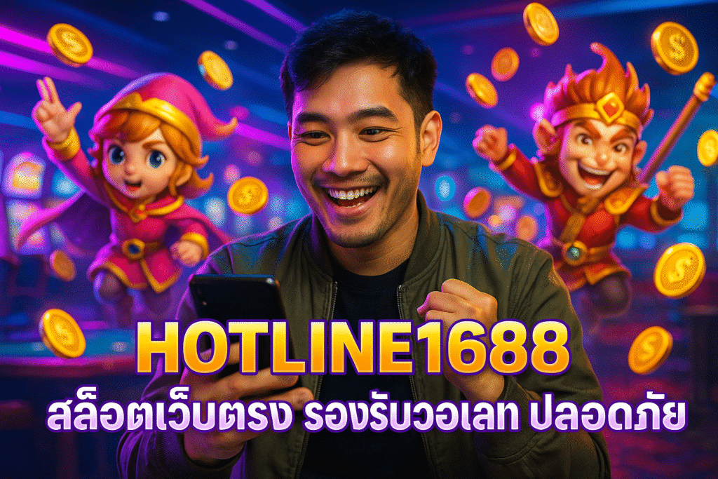 HOTLINE1688 สล็อตเว็บตรง รองรับวอเลท ปลอดภัย