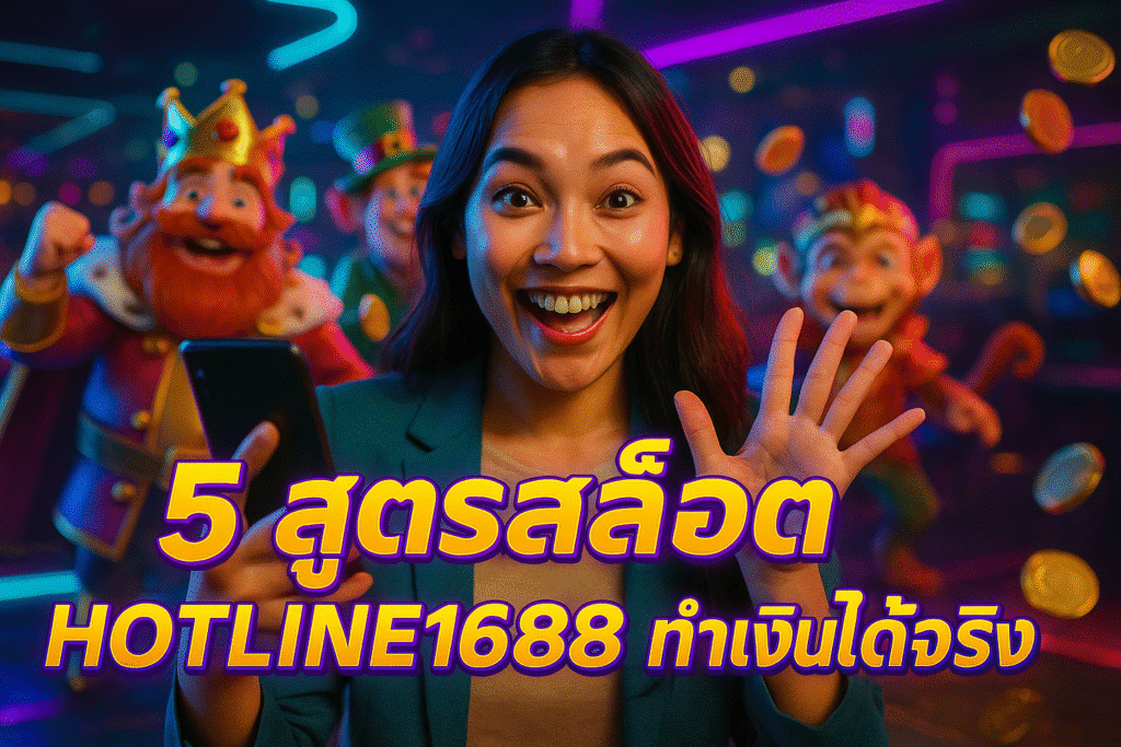 5 สูตรสล็อต HOTLINE1688 ทำเงินได้จริง
