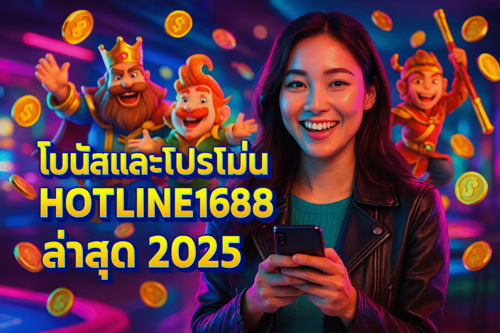 โบนัสและโปรโมชั่น HOTLINE1688 ล่าสุด 2025