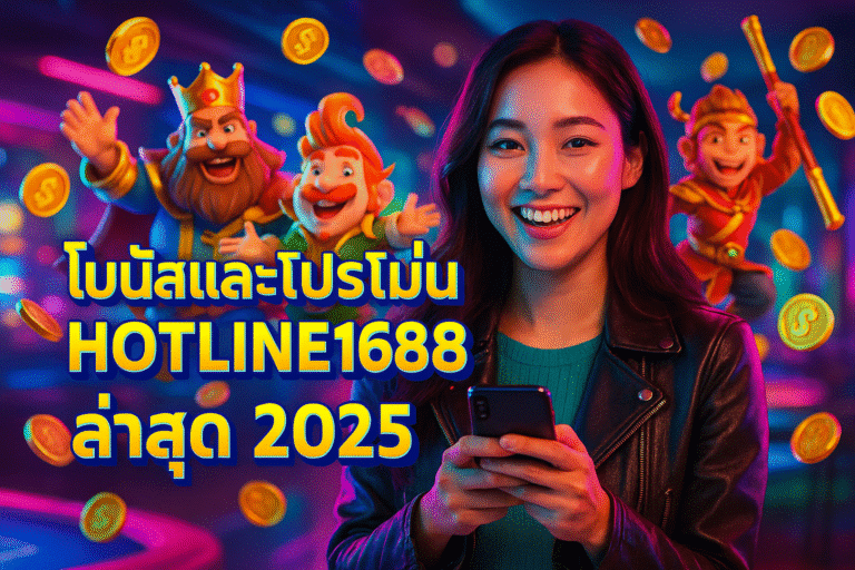 โบนัสและโปรโมชั่น HOTLINE1688 ล่าสุด 2025