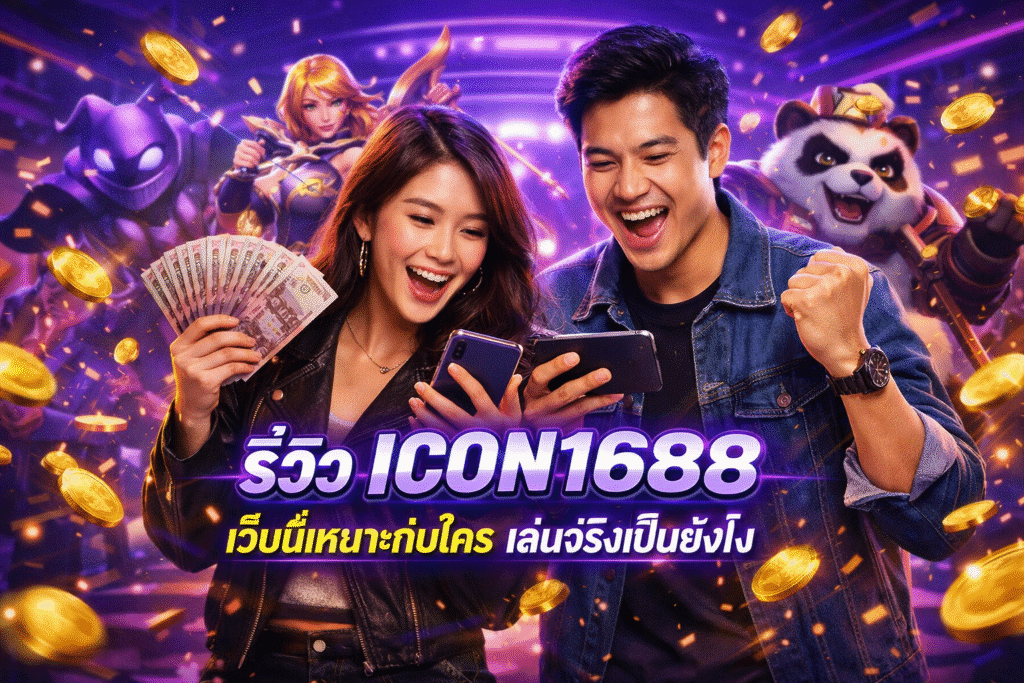 รีวิว ICON1688 เว็บนี้เหมาะกับใคร เล่นจริงเป็นยังไง